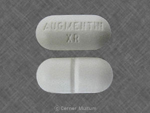 AUGMENTIN XR Pill White Oval 22mm - Pill Identifier